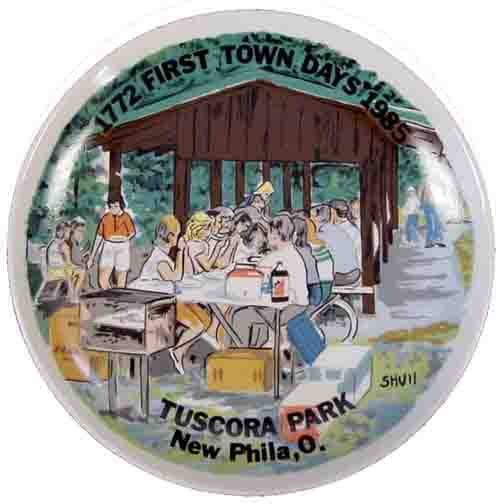 1985 First Town Days Souvenir Plate