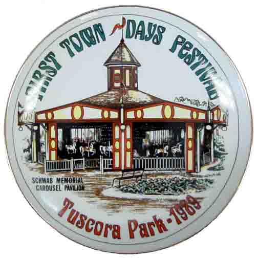 1989 First Town Days Souvenir Plate