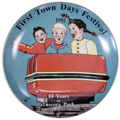 1992 First Town Days Souvenir Plate