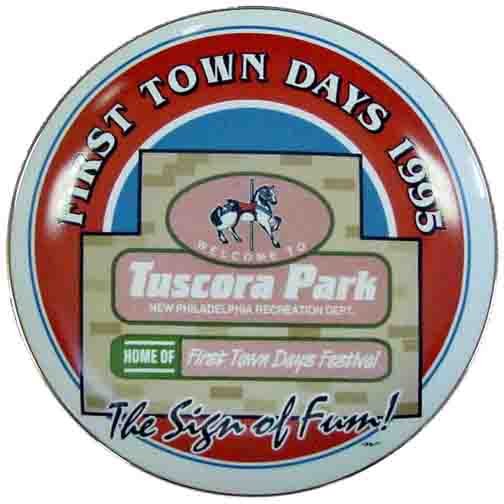 1995 First Town Days Souvenir Plate