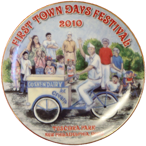 2010 First Town Days Souvenir Plate